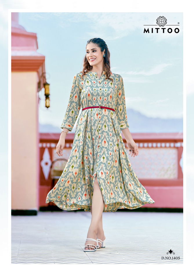 Belt Vol 14 By Mittoo Party Wear Kurtis Catalog